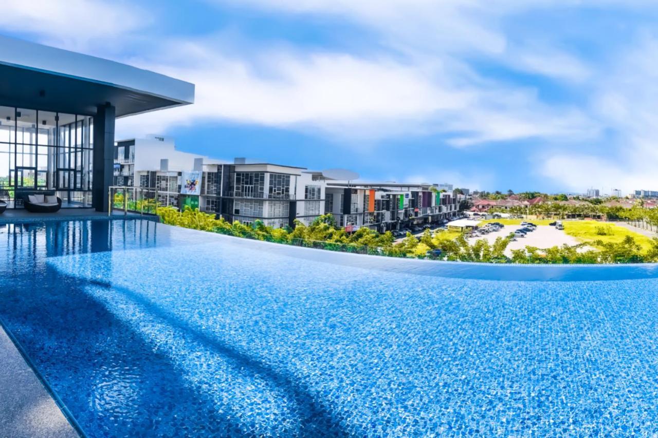 Cat City Mediterranean Theme City&Pool View Homestay 貓城地中海主題城市泳池風景民宿 Kuching Exteriér fotografie